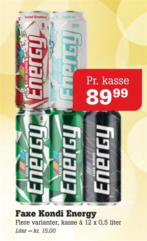 Faxe Kondi Energy Tilbud Hos Poetzsch Padborg