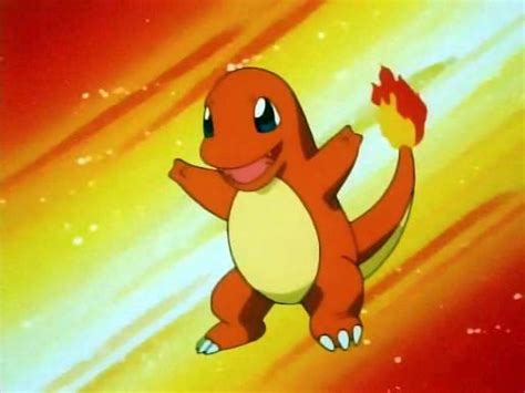 An Animated Image Of A Red And Yellow Pokemon