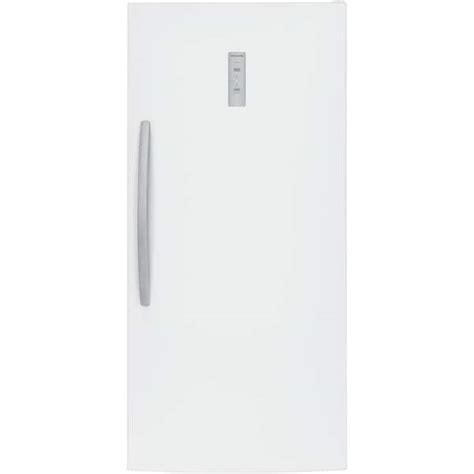 Frigidaire Cu Ft Frost Free Upright Freezer In White Garage