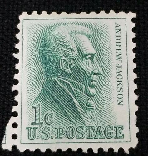 Lot Of 3 Rare Andrew Jackson 1 Cent Stamp Green Mint 4 2 EBay