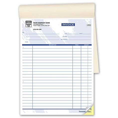 Custom Carbon Copy Receipt Book Personalized Designsnprint