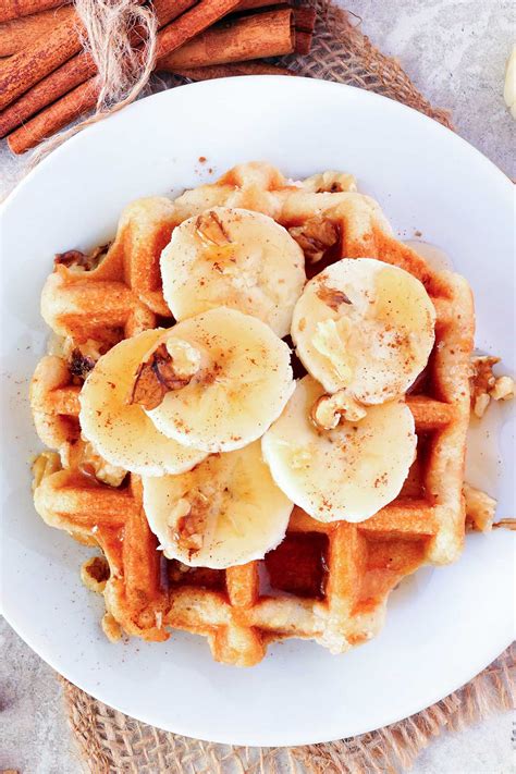 Los Mejores Waffles De Plátano Laura Fuentes