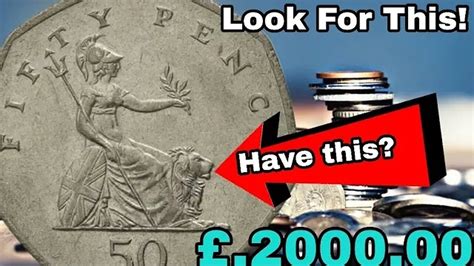 ULTRA RARE UK 50 Pence Coins worth a lot of money! Most Expensive Fifty ...