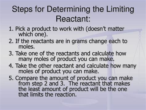 Ppt Limiting Reactant Powerpoint Presentation Free Download Id 27243