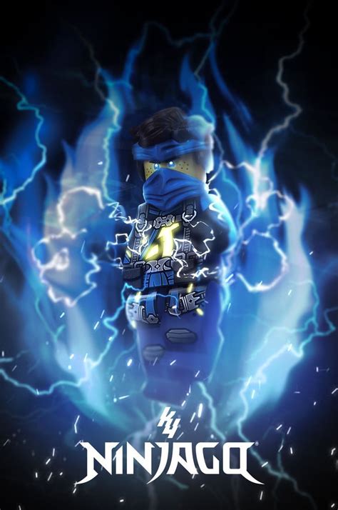 Legoninjago Seabound Jay Poster Wallpaper Ninjago Dragon Lego