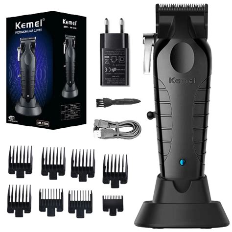 Kemei Ajust Vel Cordless Electric Hair Trimmer Para Homens Profissional