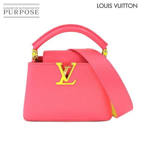 楽天市場未使用 展示品 ルイ ヴィトン LOUIS VUITTON カプシーヌ MINI 2way ハンド ショルダー バッグ トリ