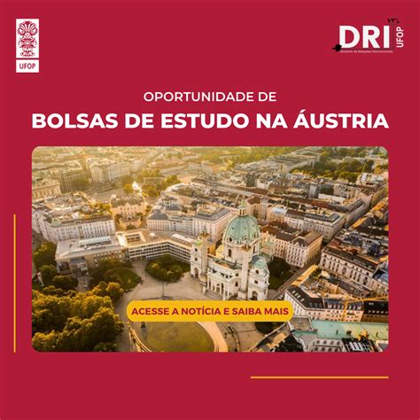 Oferta de bolsas de estudo na Áustria Diretoria de Relações