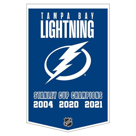 Tampa Bay Lightning Stanley Cup Champions Dynasty Banner – Sports Fanz