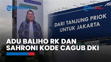 Bakal Calon Gubernur DKI Mulai Pemanasan Adu Baliho Ridwan Kamil Dan