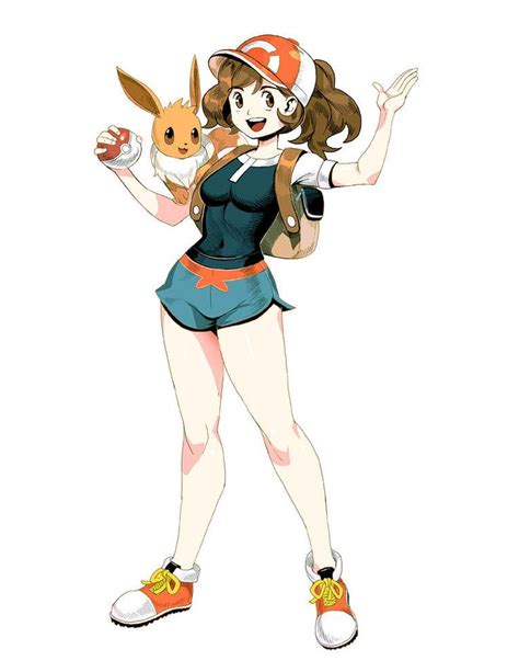 Female Trainer From Pokemon Lets Go By Genzoman «ᴀɴɪᴍᴇ Pokemon