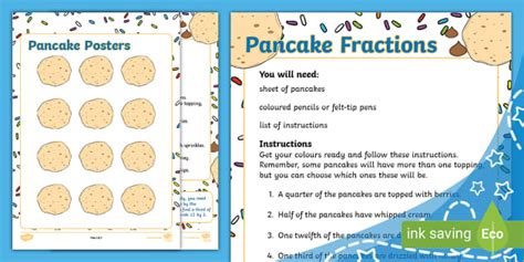 Pancake Fractions Professor Feito Twinkl