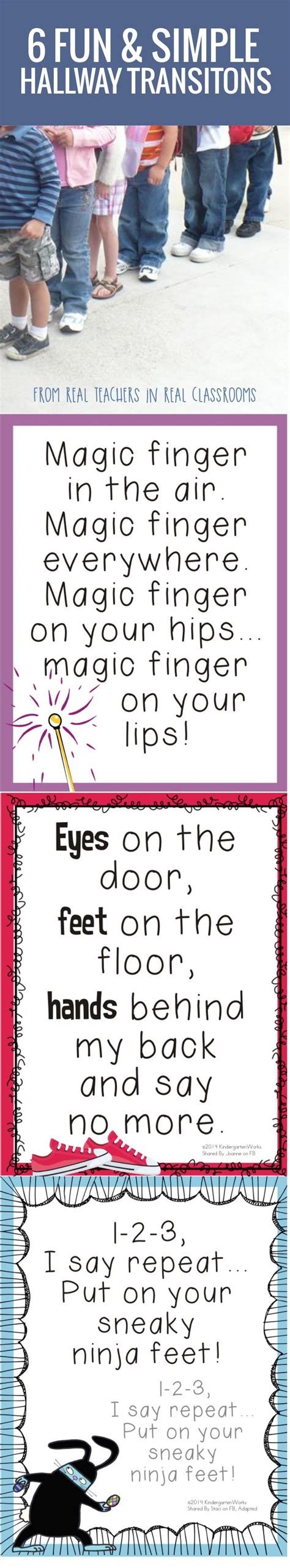 11 Fun And Simple Hallway Transitions For Kindergarten Teaching