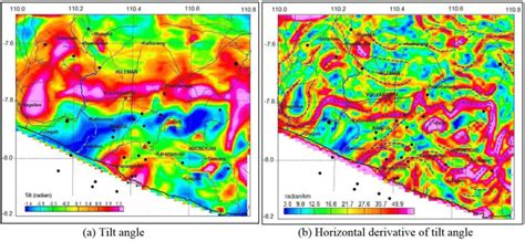 A Tilt Angle Tdr Of The Bouguer Gravity Anomaly B Total