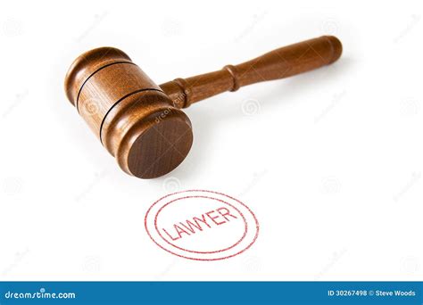 Gavel And Lawyer Red Stamp Stock Photo Image Of Liberty 30267498