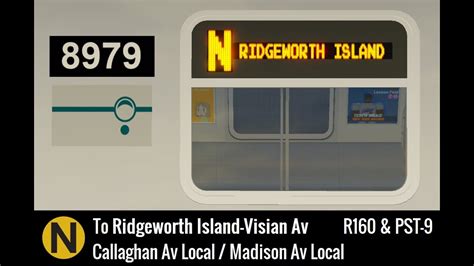 ROBLOX PTA Subway R160 PST 9 N Train Announcements To Ridgeworth