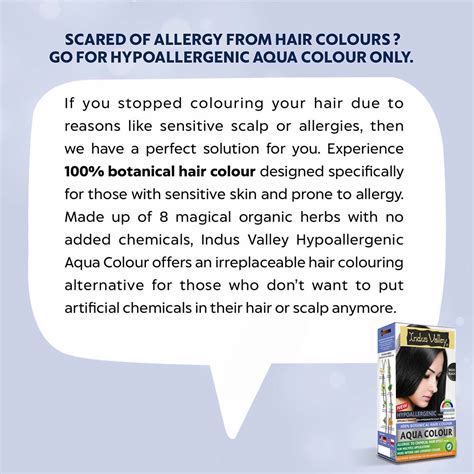 100 Botanical Hypo Allergic Aqua Colour For Hair Black Indus Valley