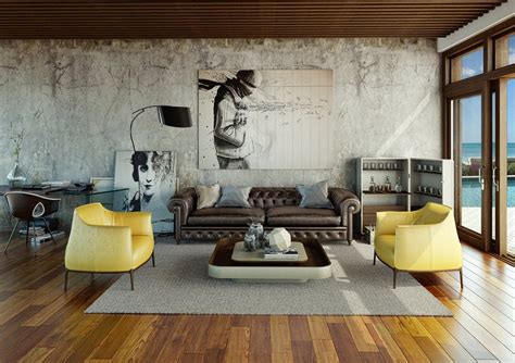 Awesomely Stylish Urban Living Rooms