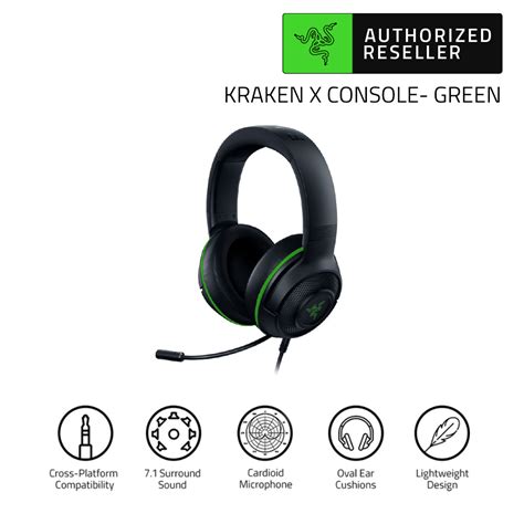 Razer Kraken X For Xbox Wired Console Gaming Headset