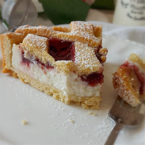 Crostata Deliziosa Mascarpone E Marmellata Dolce Ripieno Cucinare