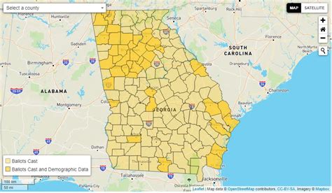 Interactive Georgia Ballot Mapping Tool Gives Insight Into Early Voting