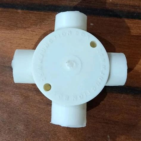 Round 25 Mm 4 Way White PVC Junction Box At Rs 7 Piece In New Delhi