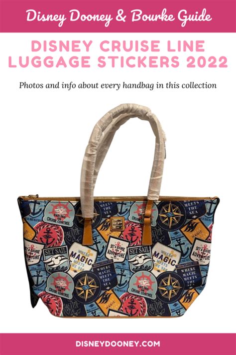 Disney Cruise Line Luggage Stickers 2022 - Disney Dooney and Bourke Guide