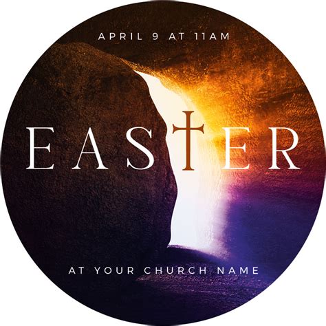 Easter Open Tomb InviteCard Church Invitations Outreach Marketing