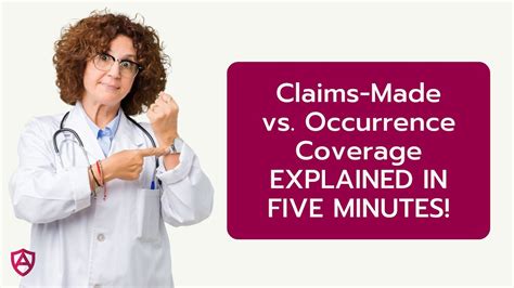 Claims Made Vs Occurrence Coverage EXPLAINED IN FIVE MINUTES YouTube