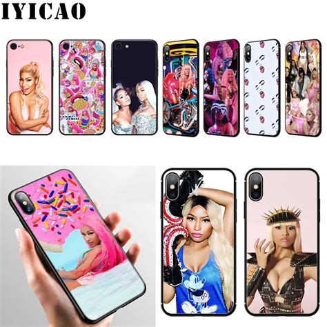 Rapper Nicki Minaj Cool Soft Silicone Case For Iphone Pro Max Xr X