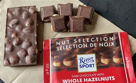 Ritter Sport Dark Whole Hazelnut Chocolate Bar Reviews In Chocolate