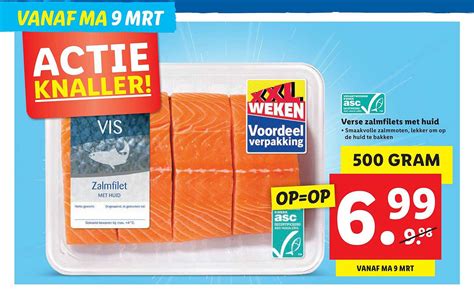 Verse Zalmfilets Met Huid Aanbieding Bij Lidl 1Folders Nl