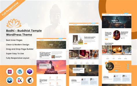 Bodhi Tema De WordPress Para Templo Budista