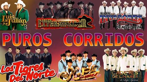 Mix De Norteñas y Corridos Para Pistear Tigres del Norte Huracanes del