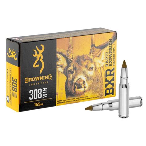 Balles De Chasse Browning Bxr Calibre Win Carabine