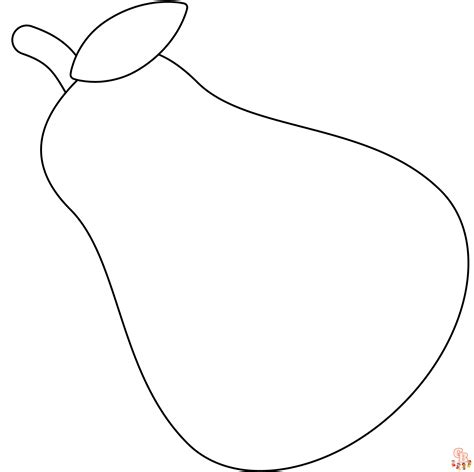 Pear Colouring Pages