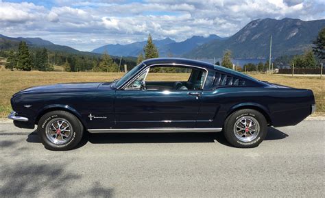 Caspian Blue 1965 Ford Mustang Fastback Photo Detail