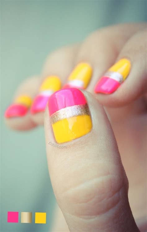 Todo Unhas Diseño De Uñas De Colores Fuertes Y Alegres