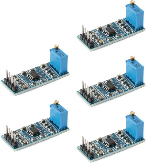 Jessinie 5pcs Lm358 Operational Amplifier Module 100 Times Operational Amplifier