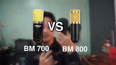 Tes Suara Mic Condenser Taffware BM 700 Dan BM 800 YouTube