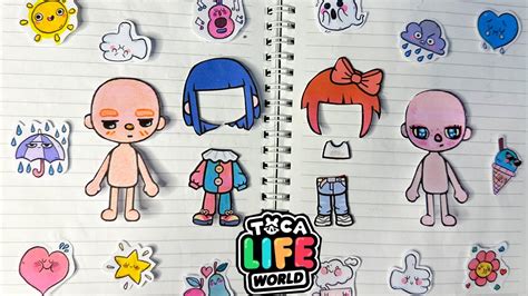 Paperply Which ONE Outfit And Hairstyle Toca Boca Toca Life Sticker