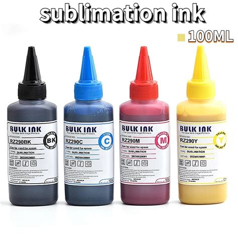 100ml Sublimation Ink For Epson ET 2720 ET 2760 ET 4700 ET 4760 ET 1500