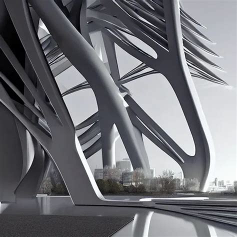 Alternative Eiffel Tower Structure Made By Zaha Hadid Stable