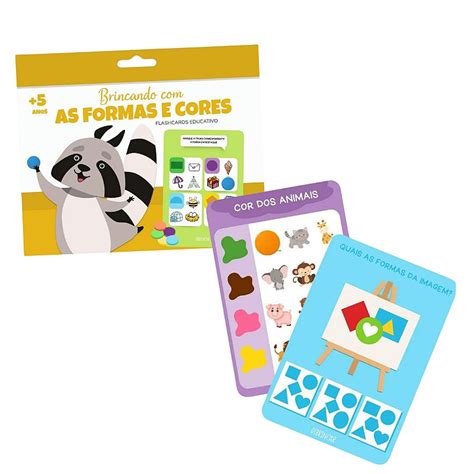 FlashCards Brincando As Formas E Cores DiBrincar Alternativa