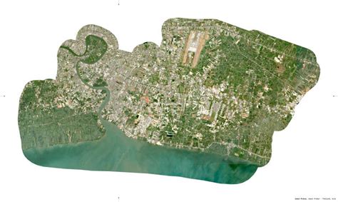 Samut Prakan Thailand White Solid Sentinel 2 Satellite Stock