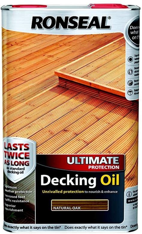 Ronseal Ultimate Decking Oil Natural Pine 5l Torne Valley