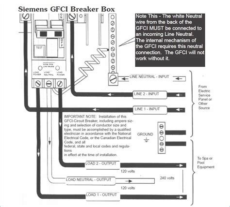 50 Gfci Breaker For Hot Tub Wiring Diagram