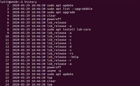 How To Display Date And Time In The Output Of History Command In Linux