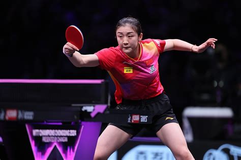 Chinese Table Tennis Ace Chen Meng Wants To Defeat Herself In Paris CGTN