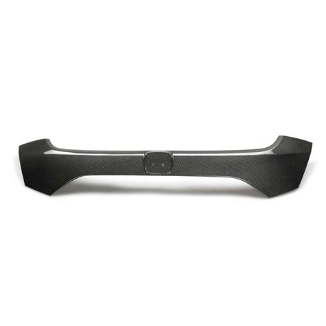 Honda Civic Type R Carbon Fiber Rear License Trim By Seibon